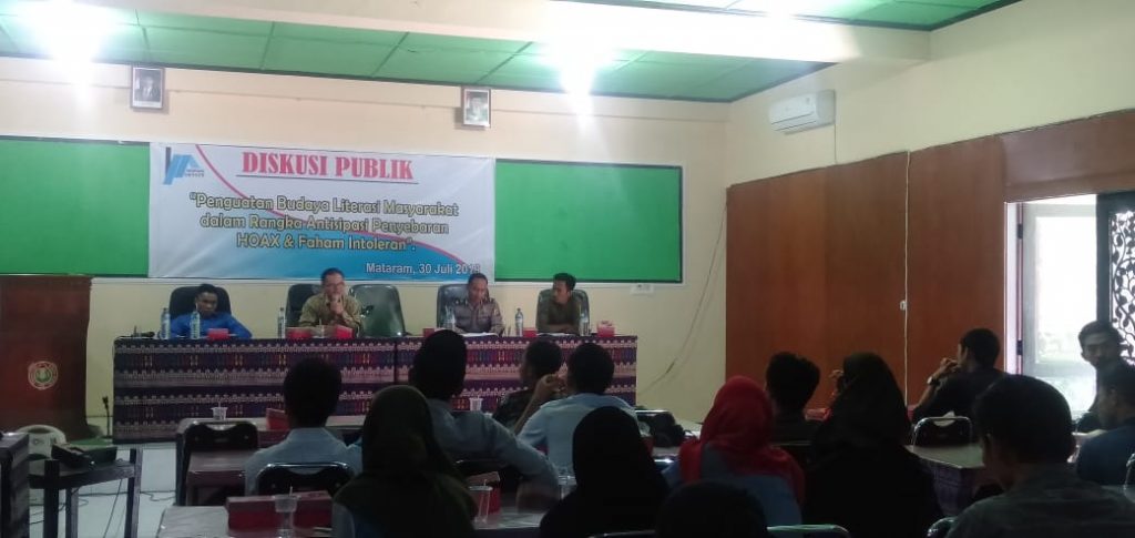 Tangkal Isu Hoax dan Paham Intoleran, Anorawi Institute Gelar Diskusi Publik