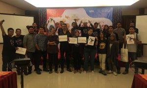 Jurnalis dan Koalisi Masyarakat Sipil NTB Tolak Revisi UU KPK