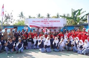 HUT Ke 74, PMI KLU Komitmen Berjuang untuk Misi Kemanusiaan
