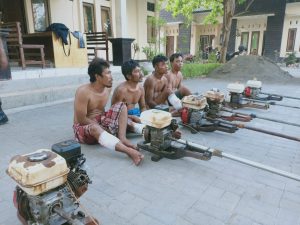 Kabur Saat Ditangkap, Kawanan Pencuri Mesin Perahu di Lotim Ditembak