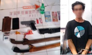Polisi Tangkap Pengedar Sabu Bersenjata Pistol di Bima