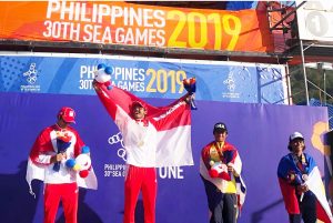 Peselancar Asal Dompu Sumbang Medali Emas SEA Games untuk Indonesia