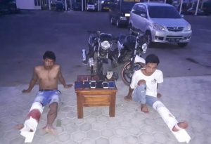Melawan Saat Ditangkap, Dua Pelaku Jambret di Lotim Ambruk Ditembak Polisi
