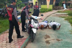 Bolos Sekolah, Sejumlah Pelajar di Sumbawa Dihukum Push Up