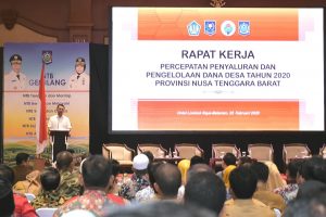 Gubernur NTB Ingatkan Kepala Desa soal Pengelolaan Dana Desa