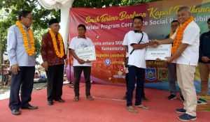KKP-SKK Migas Beri Bantuan 10 Kapal Ikan di NTB