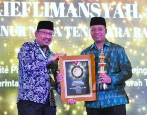 Gubernur NTB Raih IKADI Awards 2020