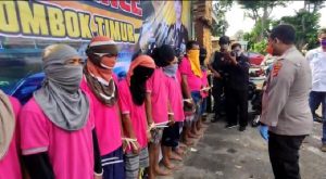 Polres Lotim Garuk 75 Tersangka Kasus Pencurian, Judi dan Miras