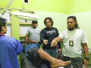 Kejar-kejaran di gunung, Tim Puma Polres Bima Kota tembak maling motor