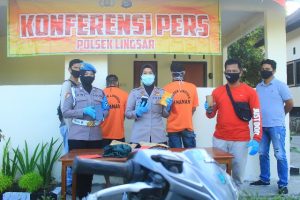 gak kapok, baru seminggu keluar penjara, pria asal Lingsar kembali menjambret