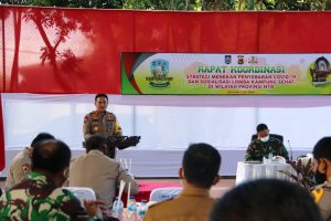 Cegah Penyebaran Covid -19, Polda NTB Gelar Rapat Koordinasi