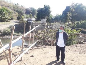 Akhirnya Jembatan Kananta Bima diperbaiki, anggarannya Rp12 miliar