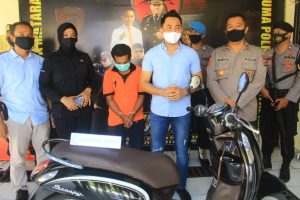 Curi HP dan Motor, penjual pakaian di Pasar Gunungsari Lombok ditangkap polisi