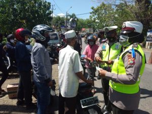 Hari Pertama Operasi Zebra, Polres Bima Tahan 20 Kendaraan