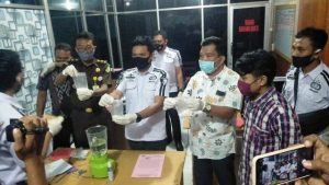 Polres Loteng musnahkan barang bukti sabu yang disita di Bandara Lombok