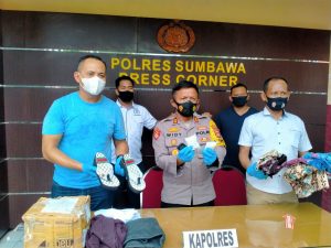Polda NTB ungkap pengiriman sabu senilai Rp700 juta via jasa ekspedisi di Sumbawa