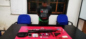 Gerebek pengedar sabu, polisi sita dua senpi rakitan lengkap amunisi di Sumbawa