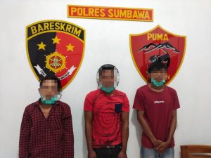Asyik pesta sabu, tiga pelaku curanmor di Sumbawa kaget digerebek polisi