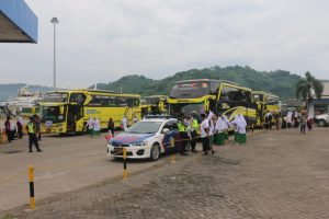 Kedatangan 297 Santriwati, Otoritas Pelabuhan Lembar Perketat Penerapan Protokol Kesehatan