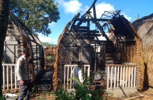 Villa Idris Di Lombok Tengah Terbakar, Kerugian Capai Rp100 Juta