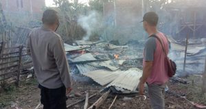 Ditinggal Petik Jagung, Rumah Warga Soromandi Bima Hangus Terbakar