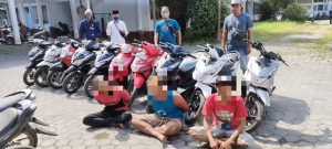 Polisi Amankan 10 Unit Motor Bodong yang Hendak Diselundupkan ke Dompu