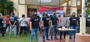 Polisi Garuk Puluhan Juru Parkir Liar di Kota Bima