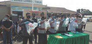 Polisi Amankan 109 Juru Parkir Liar Diduga Preman di Lombok Timur