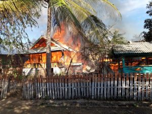 Dua Rumah Warga Hangus Terbakar, Kerugian Capai Rp150 Juta