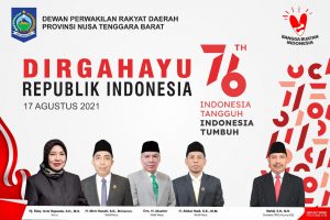 Ucapan HUT RI ke-76 DPRD Provinsi NTB