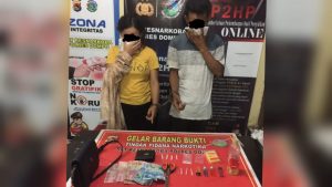 Lagi Asyik Pesta Sabu, Sepasang Kekasih di Dompu Diciduk Polisi