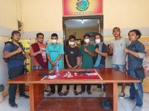 Polisi Gulung Jaringan Narkoba Langgudu Bima, 7 Orang Ditangkap, Sita Satu Senpi Rakitan
