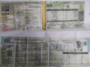 Informasi Kehilangan STNK Motor