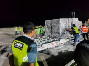 Logistik WSBK Tiba di Lombok
