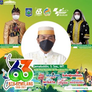 Ucapan HUT Ke-63 Tahun Provinsi NTB Dari Disperkim
