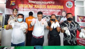 Polda NTB Tangkap Dua Bandar Besar, Sabu 2 Kilo Diamankan