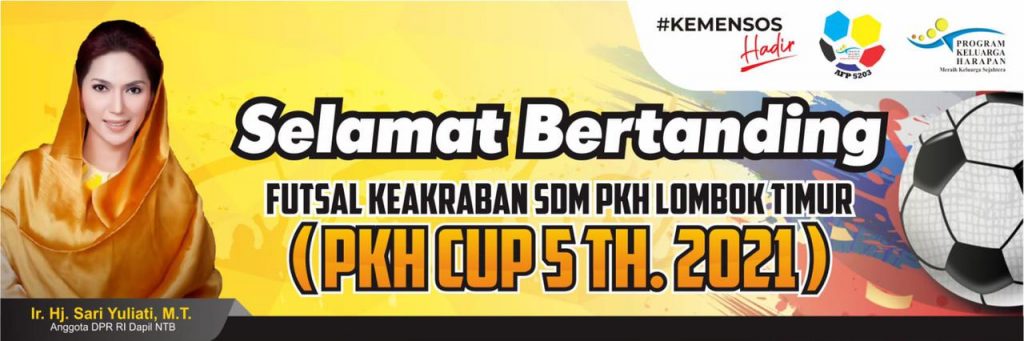 Jalin Keakraban Dengan SDM PKH, Sari Yuliati Dukung Turnamen Futsal dan Bulutangkis
