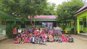 Gandeng BPBD Mahasiswa KKN Unram di Desa Sokong Lombok Utara, Gelar Penyuluhan dan Simulasi Bencana Alam