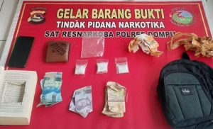 Sabu 22,63 Gram Diselundupkan dalam Buku, Dibawa dari Lombok dan Hendak Dijual di Dompu