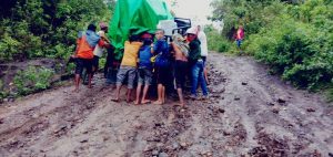 Jalan Kalodu Bima Sepanjang 3,6 Kilometer Rusak Parah, Mirip Sungai Kering