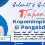 Ucapan selamat satu tahun kepemimpinan Bupati Lombok Utara.