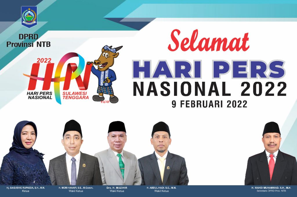 DPRD Provinsi NTB Mengucapkan Selamat Hari Pers Nasional Tahun 2022
