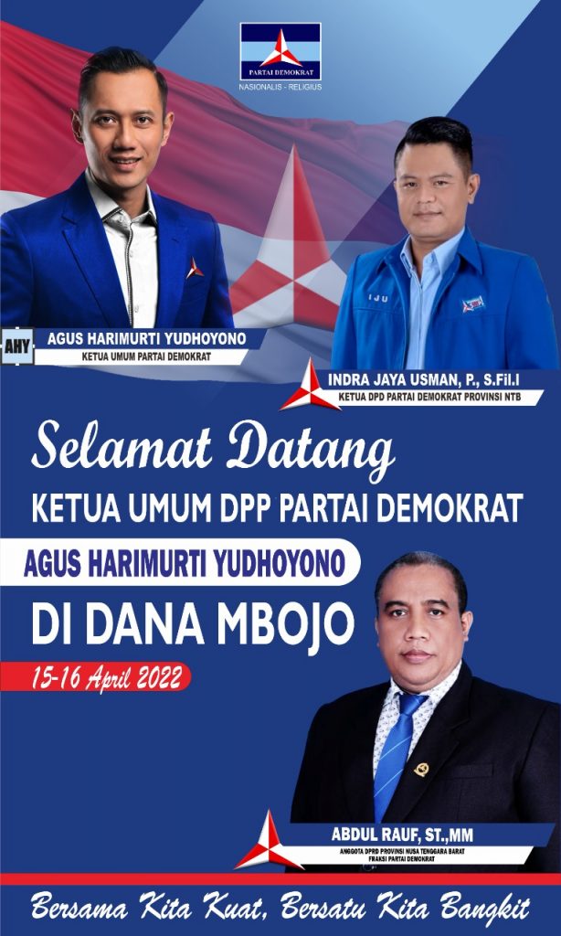 Selamat Datang Ketua Umum DPP Partai Demokrat Agus Harimurti Yudhoyono ...