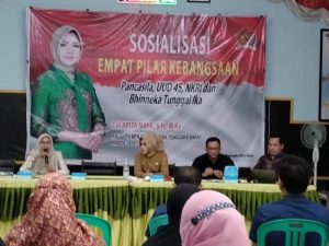 Gelar Sosialisasi 4 Pilar, di Lombok Timur Evi Apita Maya Ajak Jaga Gotong Royong