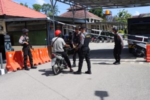 Imbas Bom di Polsek Astana Anyar, Polres Bima Kota Perketat Penjagaan, Periksa Setiap Tamu