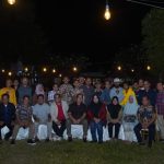 Bakal Calon Gubernur dan Wakil Gubernur NTB Lalu Muhammad Iqbal-Indah Dhamayanti Putri menghadiri acara temu kangen alumni Jogja Bima di hotel Mutmainah, Kota Bima, Jumat malam (5/7).