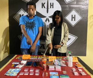 Dua Sejoli Asal Dompu Ditangkap Polisi Edarkan Sabu Pakai Mobil Dinas
