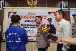 Polisi Tangkap Wanita Bawa Sabu Setengah Kilo, Diduga Kurir Napi Lapas Perempuan Mataram