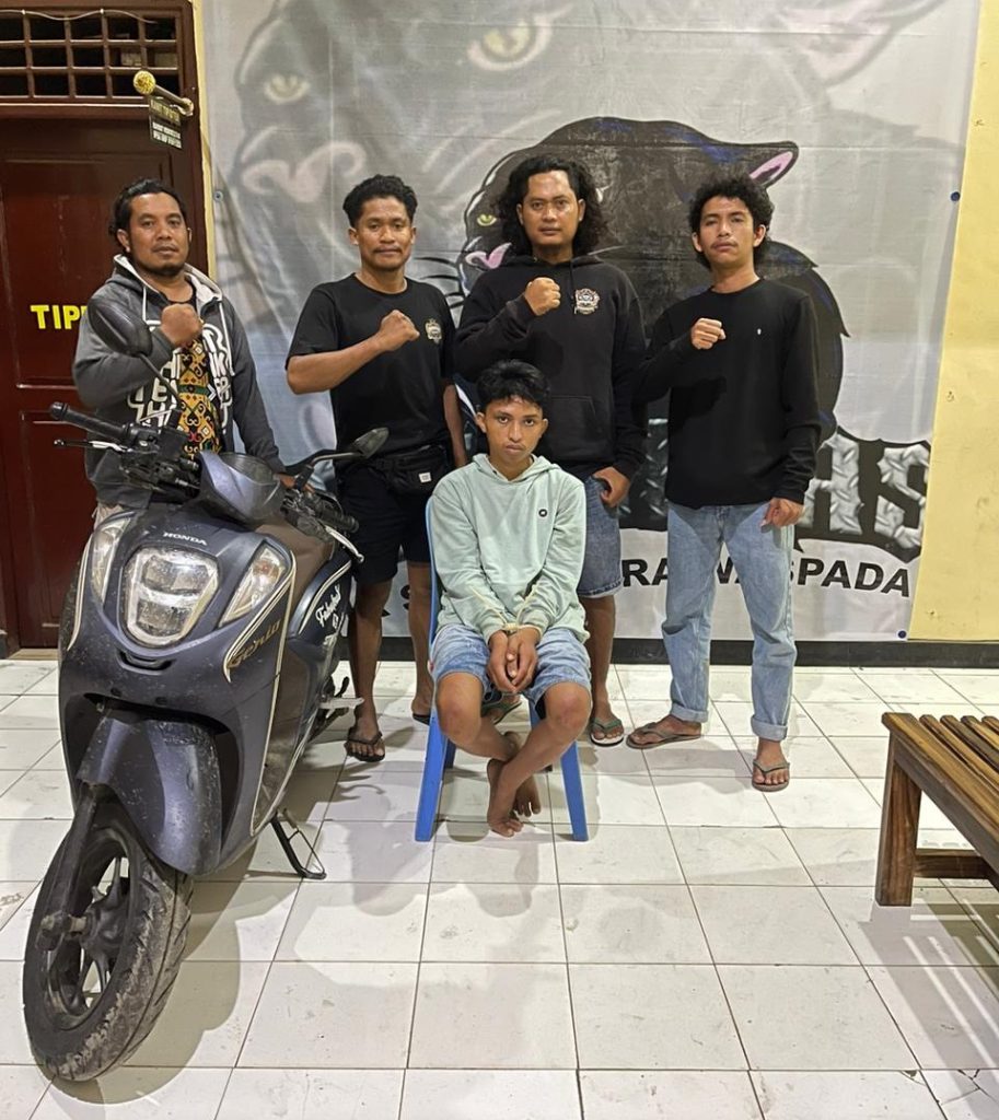 Aksinya Terekam CCTV, Pria di Bima Ditangkap Sehari Setelah Mencuri Motor dan HP