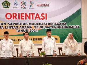 Kemenag NTB Berikan Penguatan Moderasi Beragama kepada 60 Kepsek SMA/SMK se-NTB